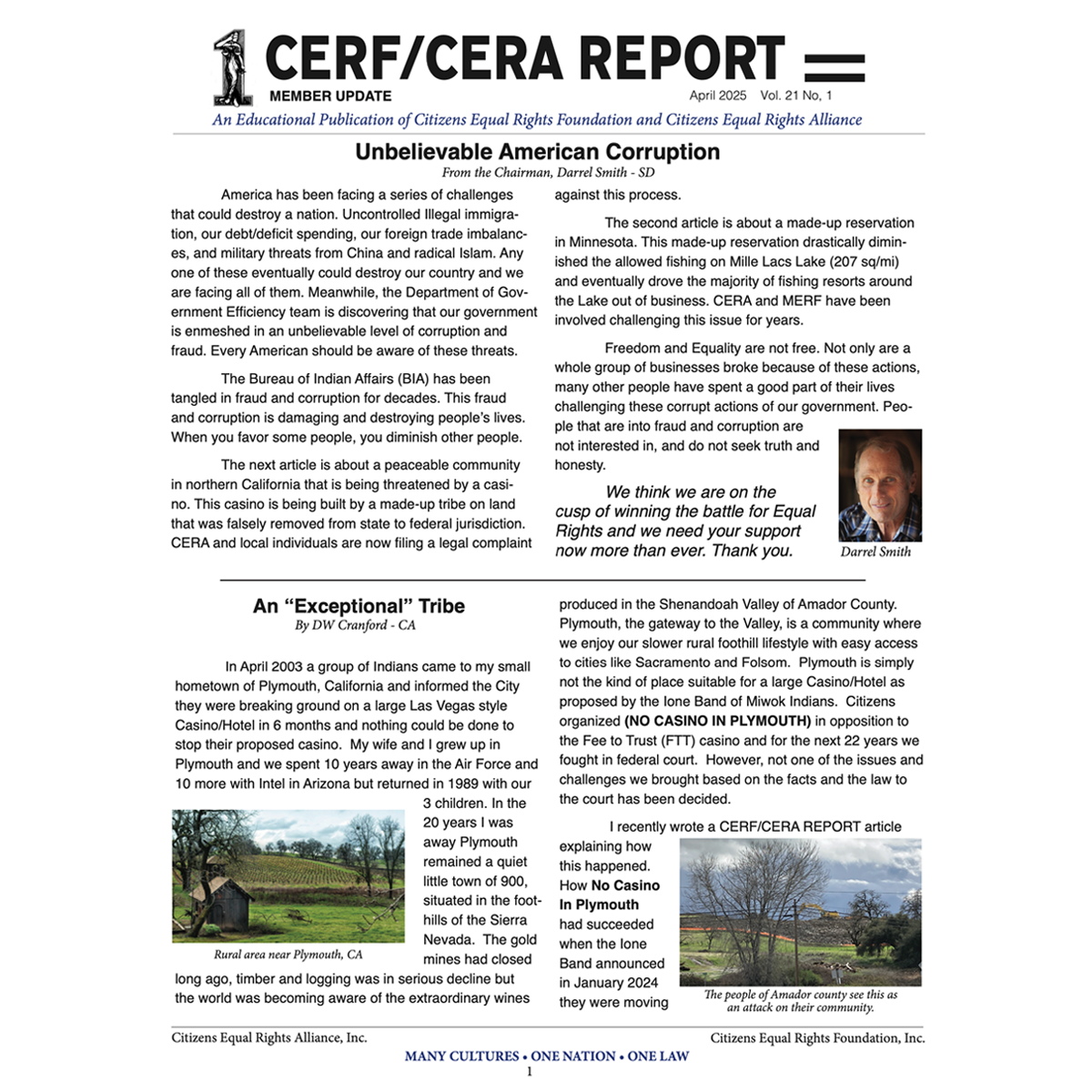 CERA CERF UPDATES NEWSLETTER